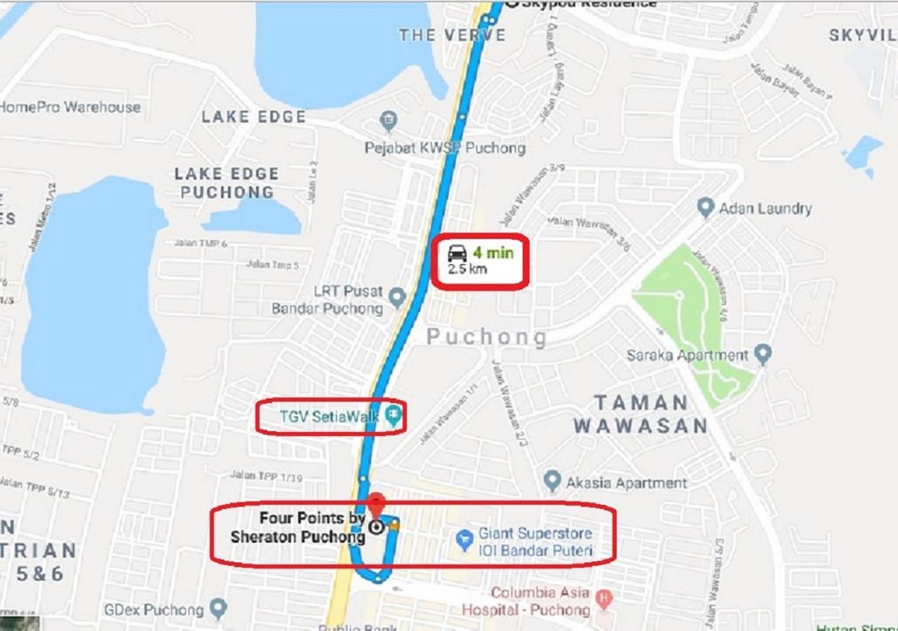 Puchong Skypod Residence, 1-5 Pax Cozy Unit, Walking Distance To Ioi Mall, 10Min Drive To Sunway Екстериор снимка
