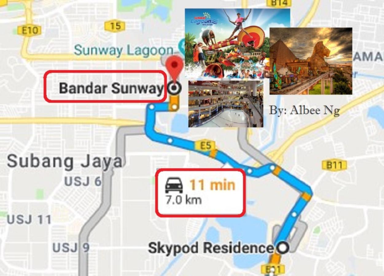 Puchong Skypod Residence, 1-5 Pax Cozy Unit, Walking Distance To Ioi Mall, 10Min Drive To Sunway Екстериор снимка